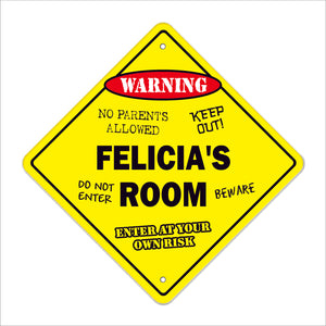 Felicia's Room Sign