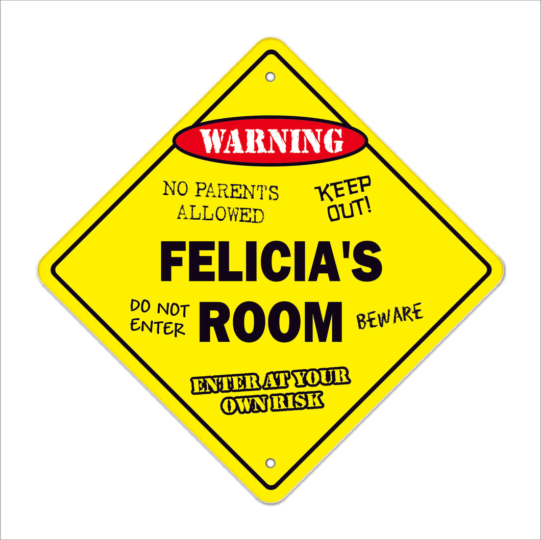 Felicia's Room Sign