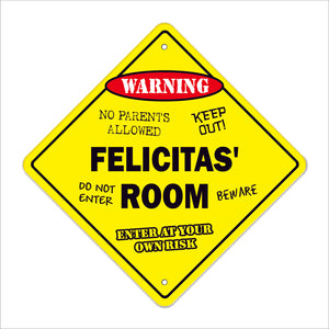 Felicitas' Room Sign