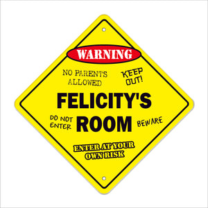 Felicity's Room Sign