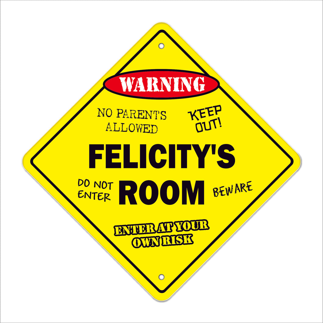 Felicity's Room Sign