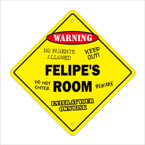 Felipe's Room Sign