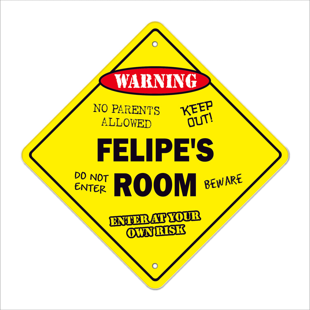 Felipe's Room Sign