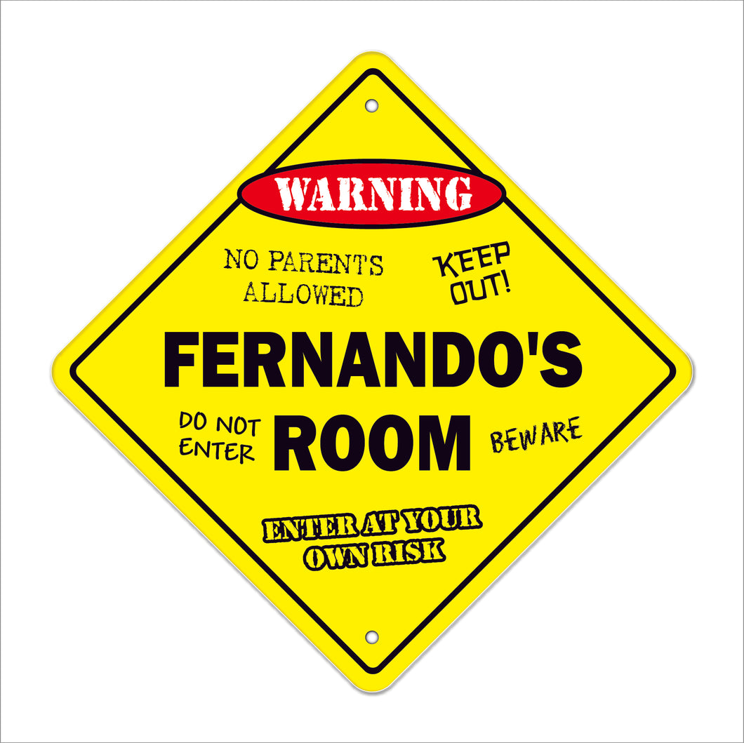 Fernando's Room Sign