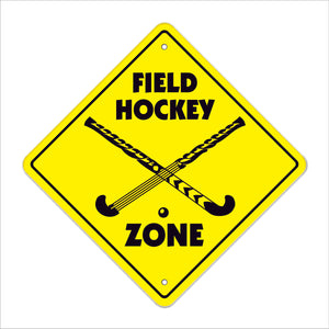 Fieldhockey Crossing Sign