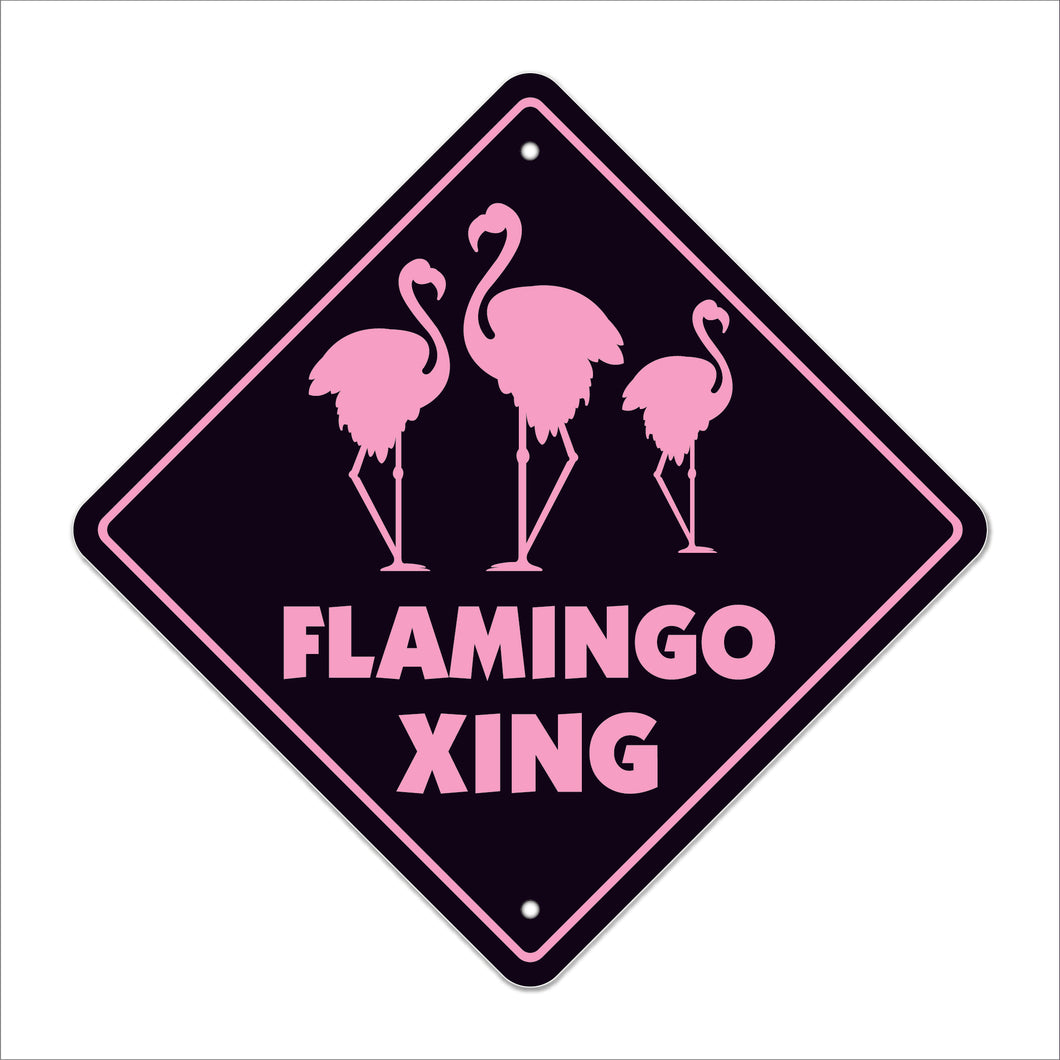 Flamingo Crossing Sign