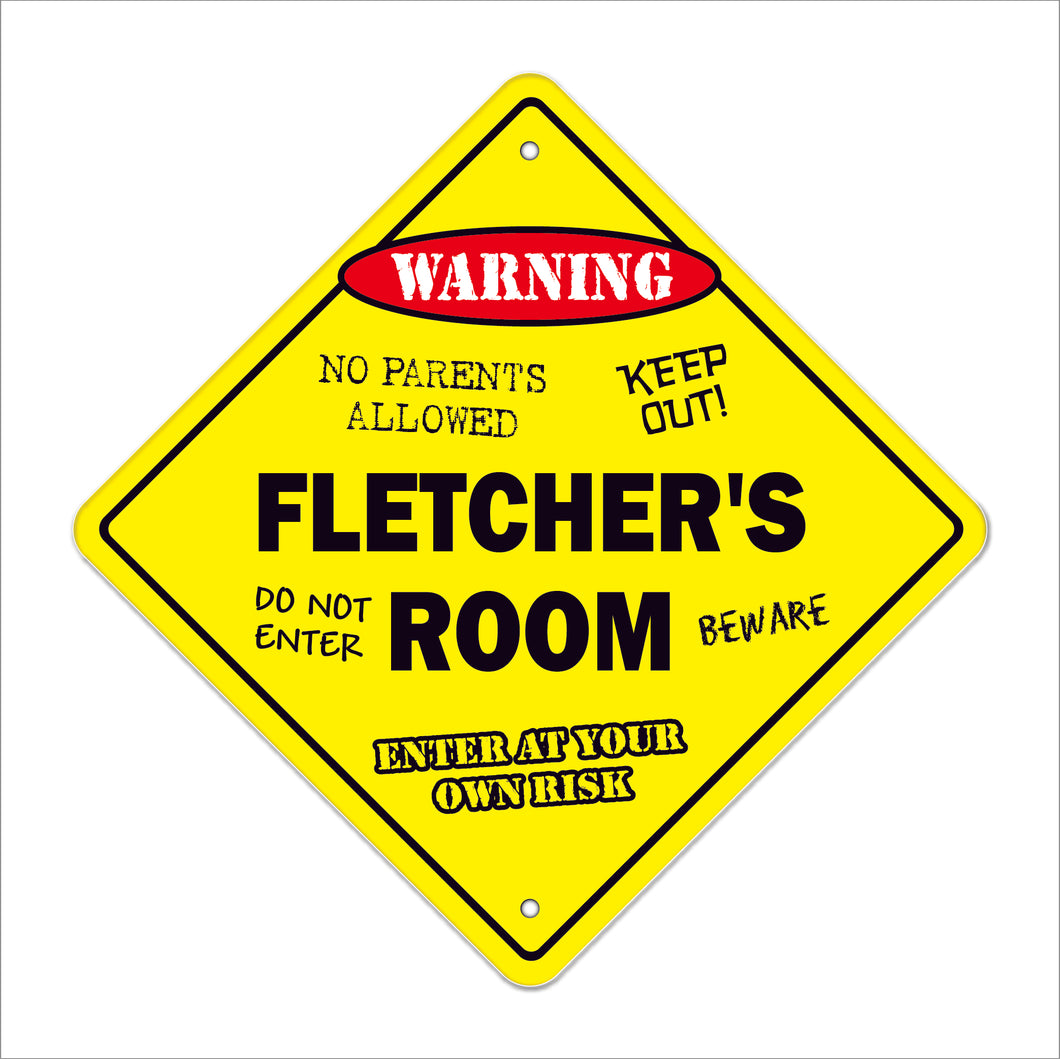 Fletcher's Room Sign