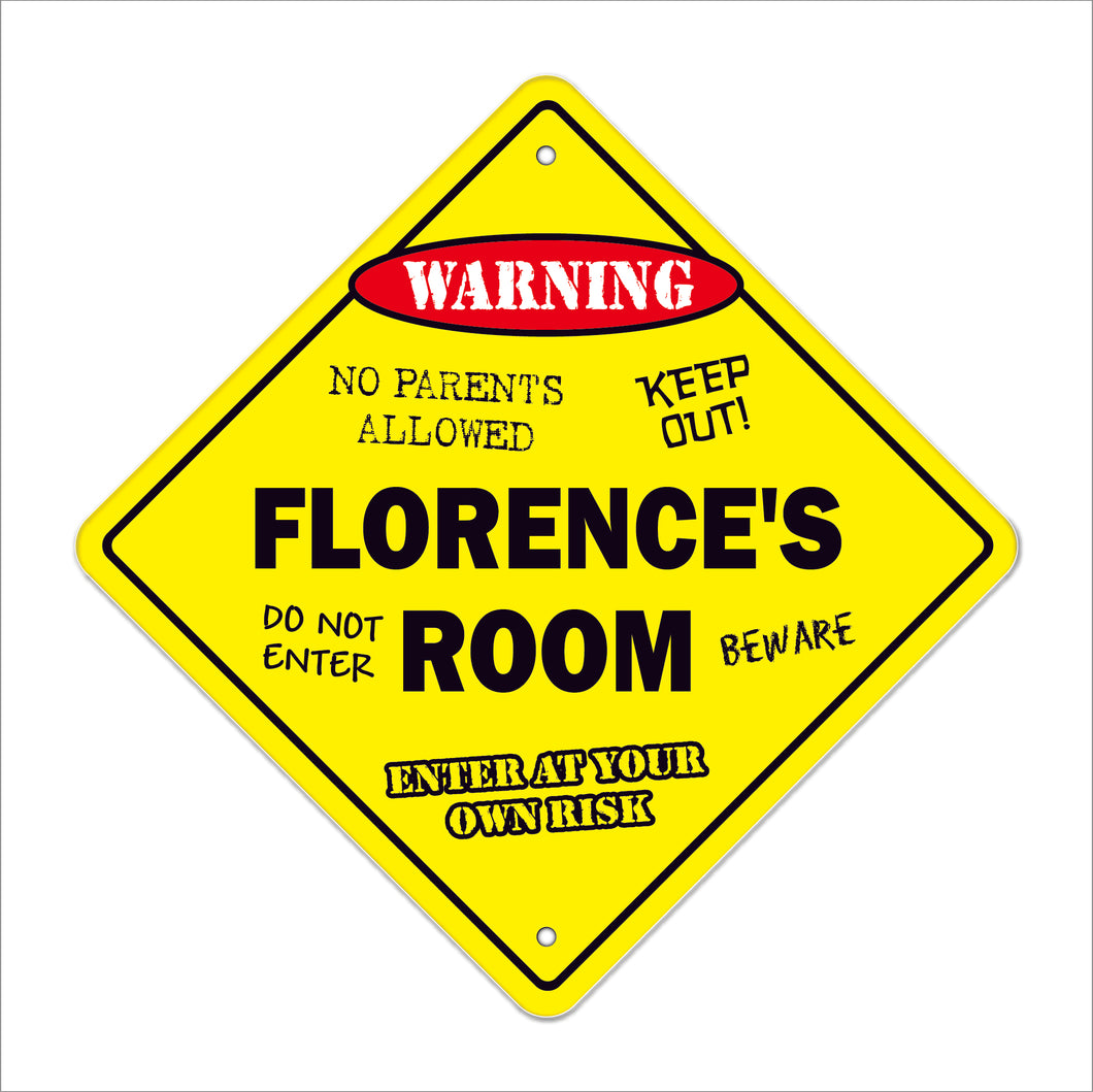 Florence's Room Sign