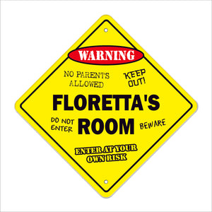 Floretta's Room Sign