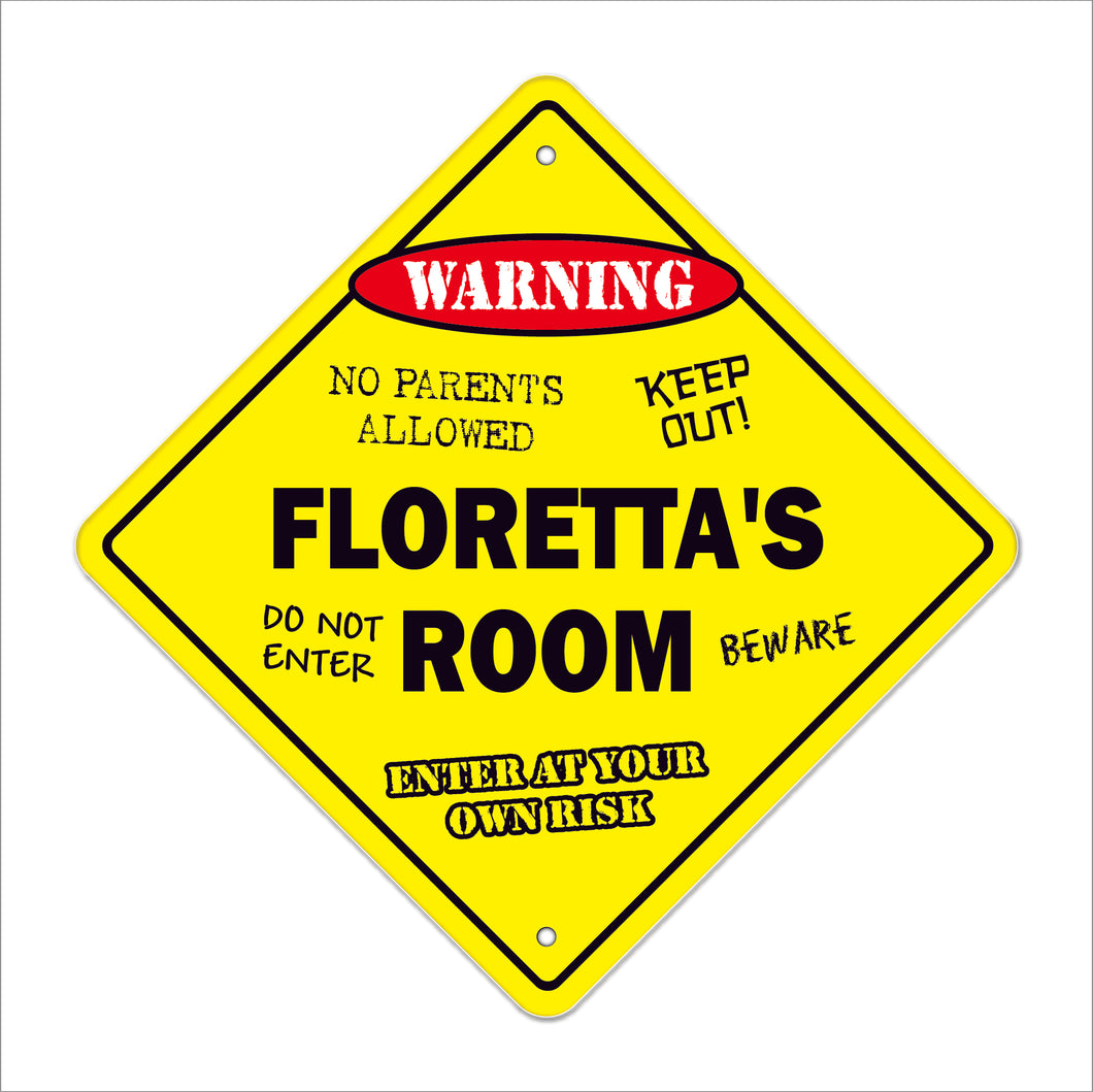 Floretta's Room Sign