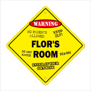 Flor's Room Sign