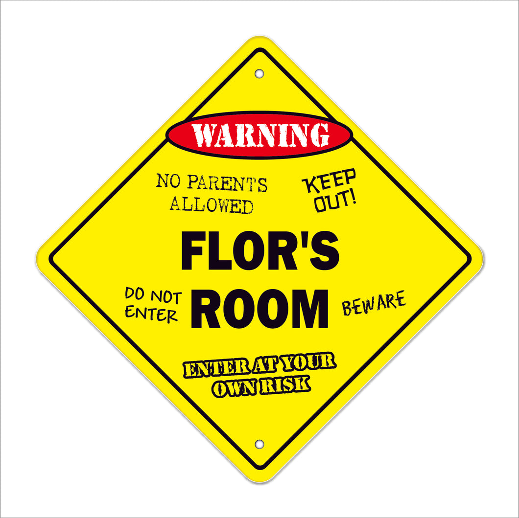 Flor's Room Sign