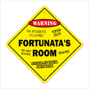 Fortunata's Room Sign