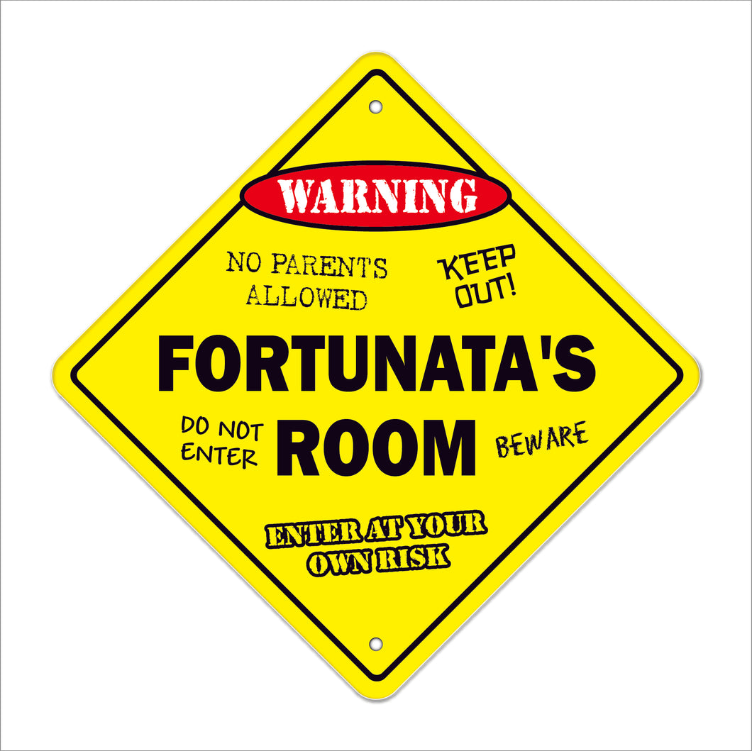 Fortunata's Room Sign