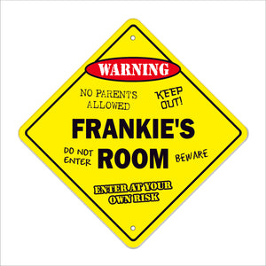 Frankie's Room Sign