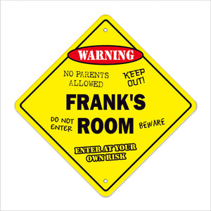 Frank's Room Sign