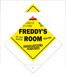 Freddy's Room Sign