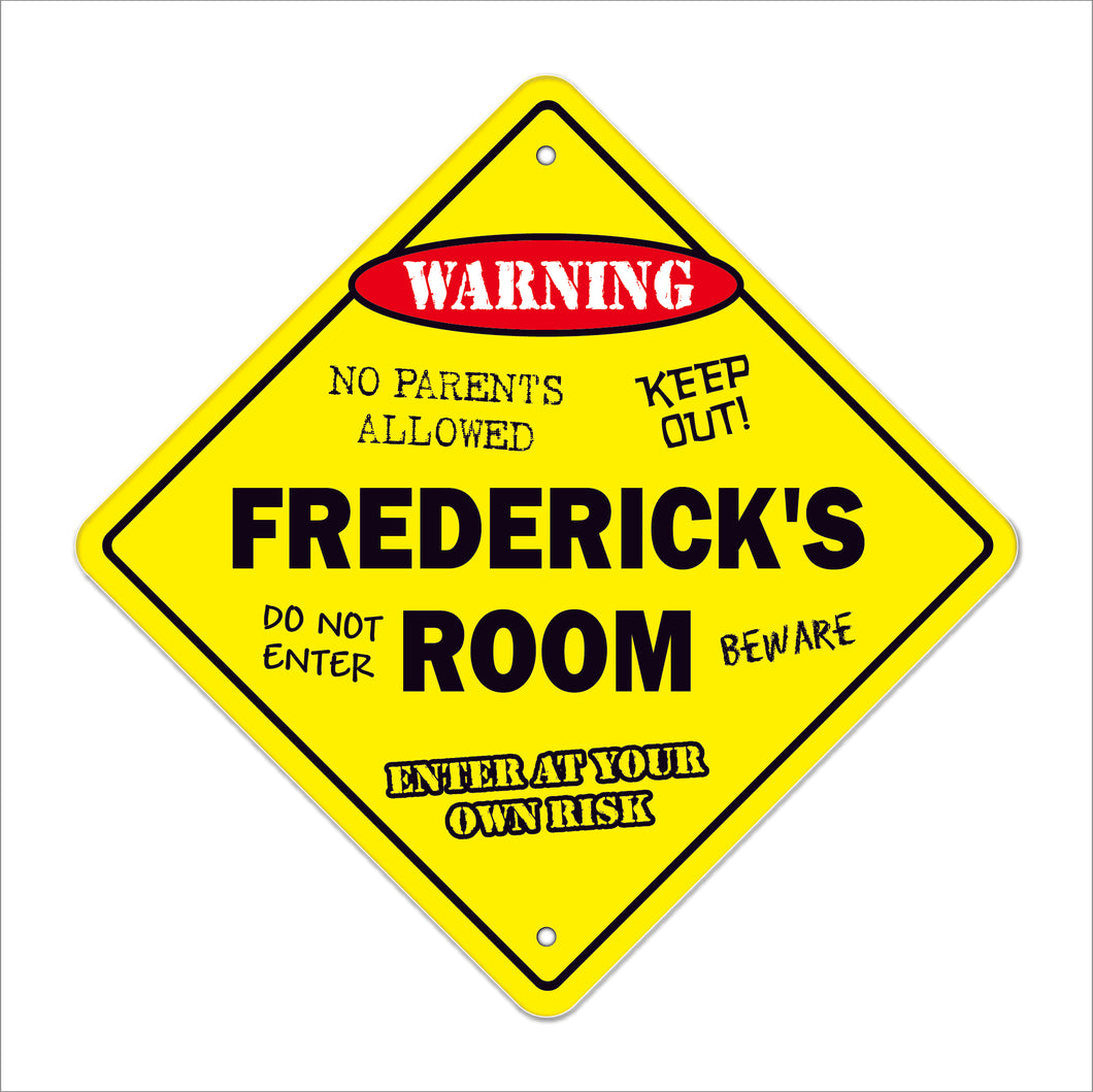 Frederick's Room Sign