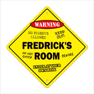 Fredrick's Room Sign