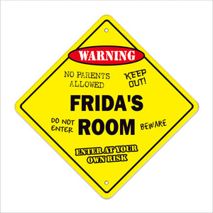 Frida's Room Sign