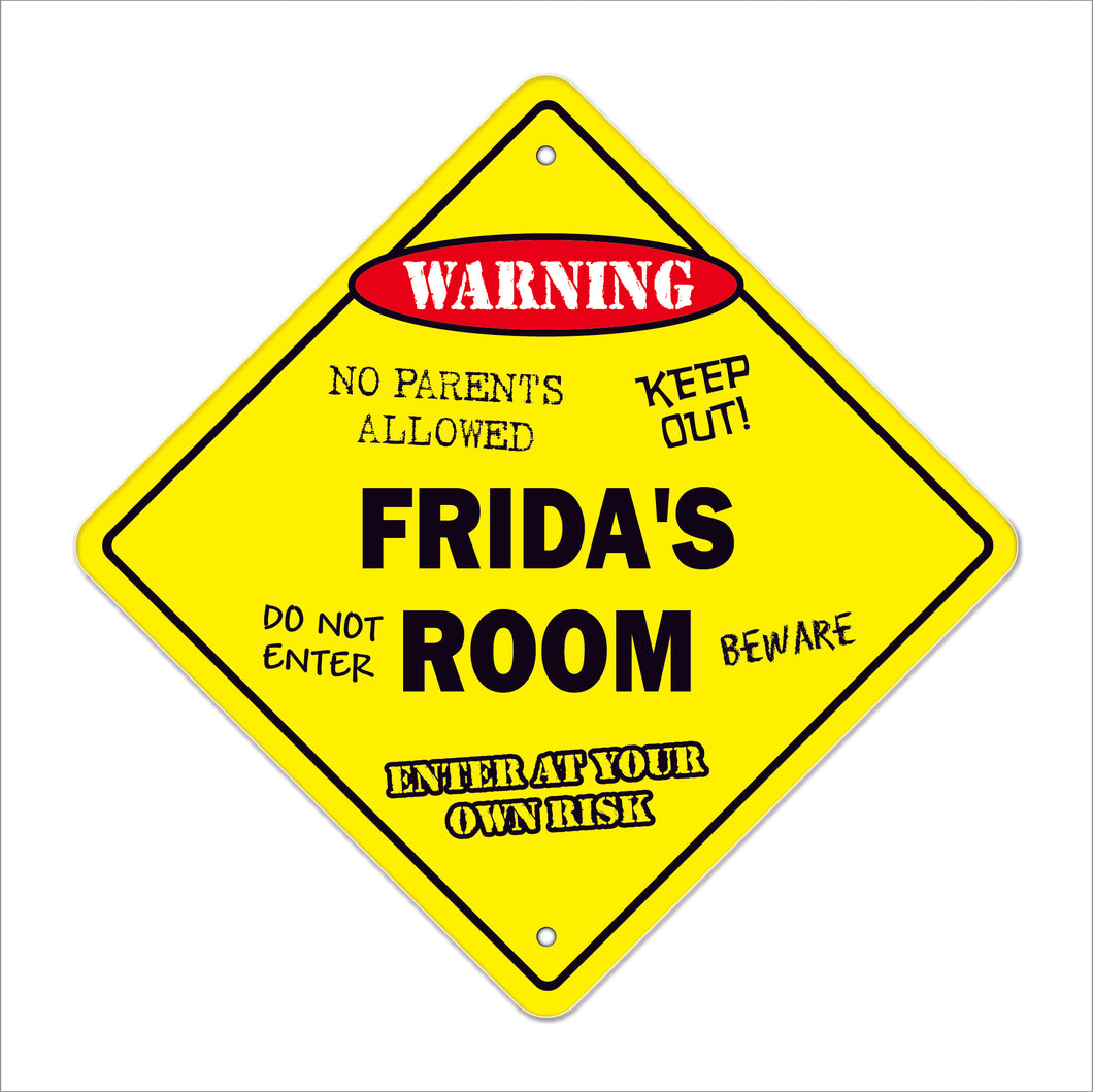 Frida's Room Sign