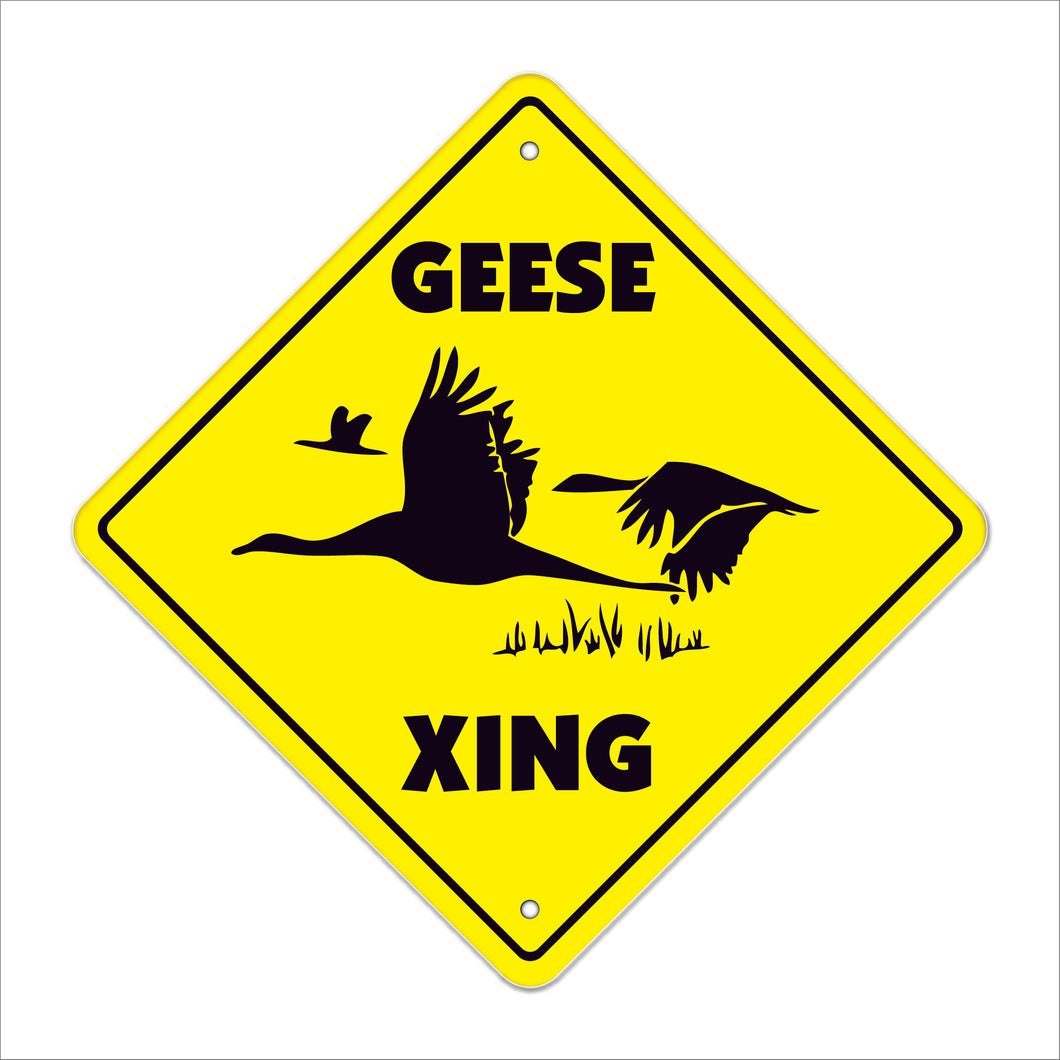 Geese Crossing Sign