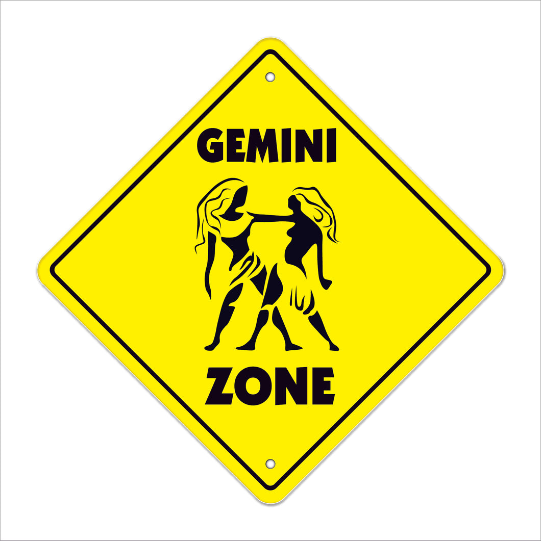 Gemini Crossing Sign