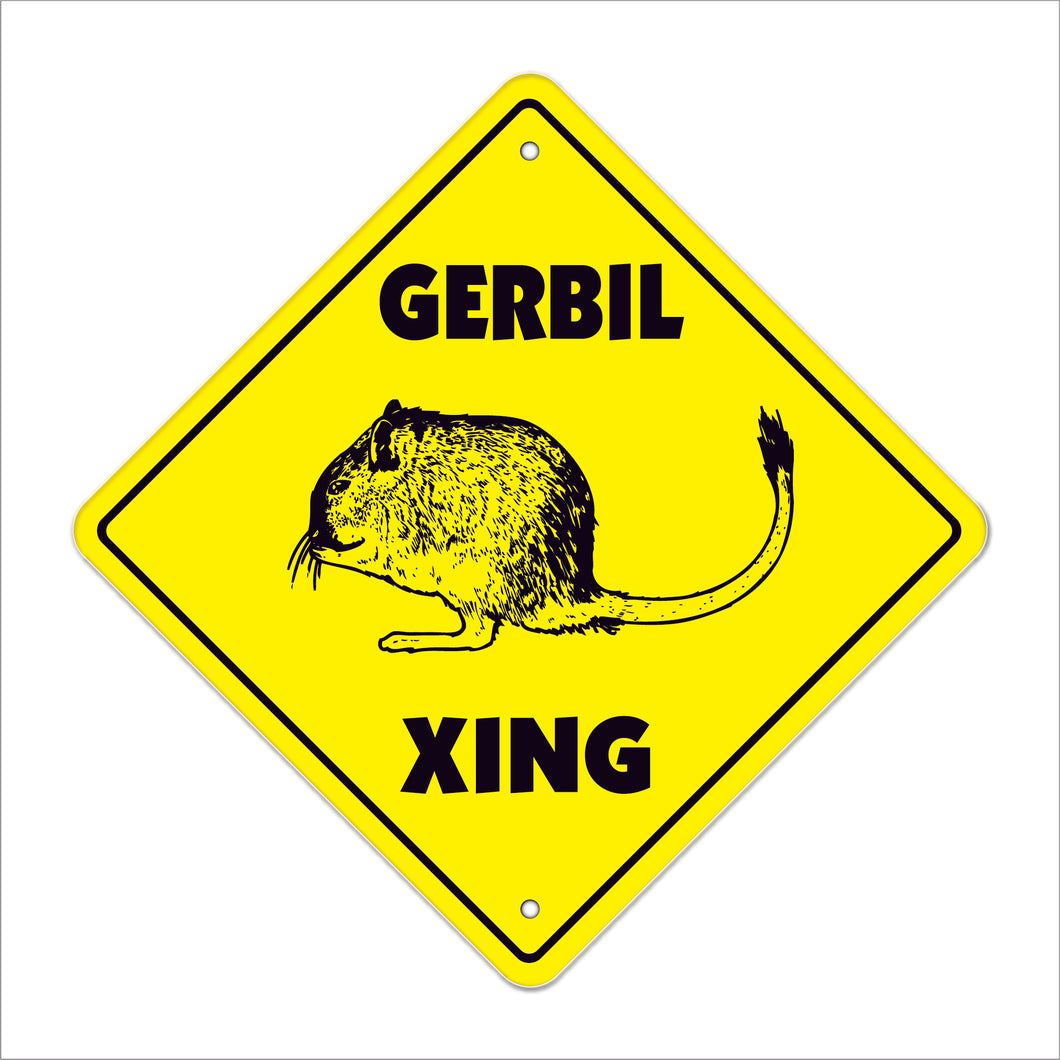Gerbil Crossing Sign
