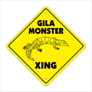 Gila Monster Crossing Sign