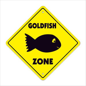 Goldfish Crossing Sign