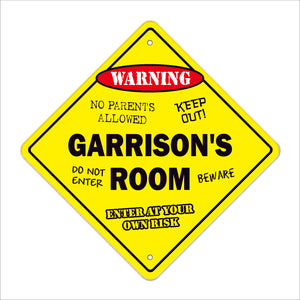 Garrison's Room Sign