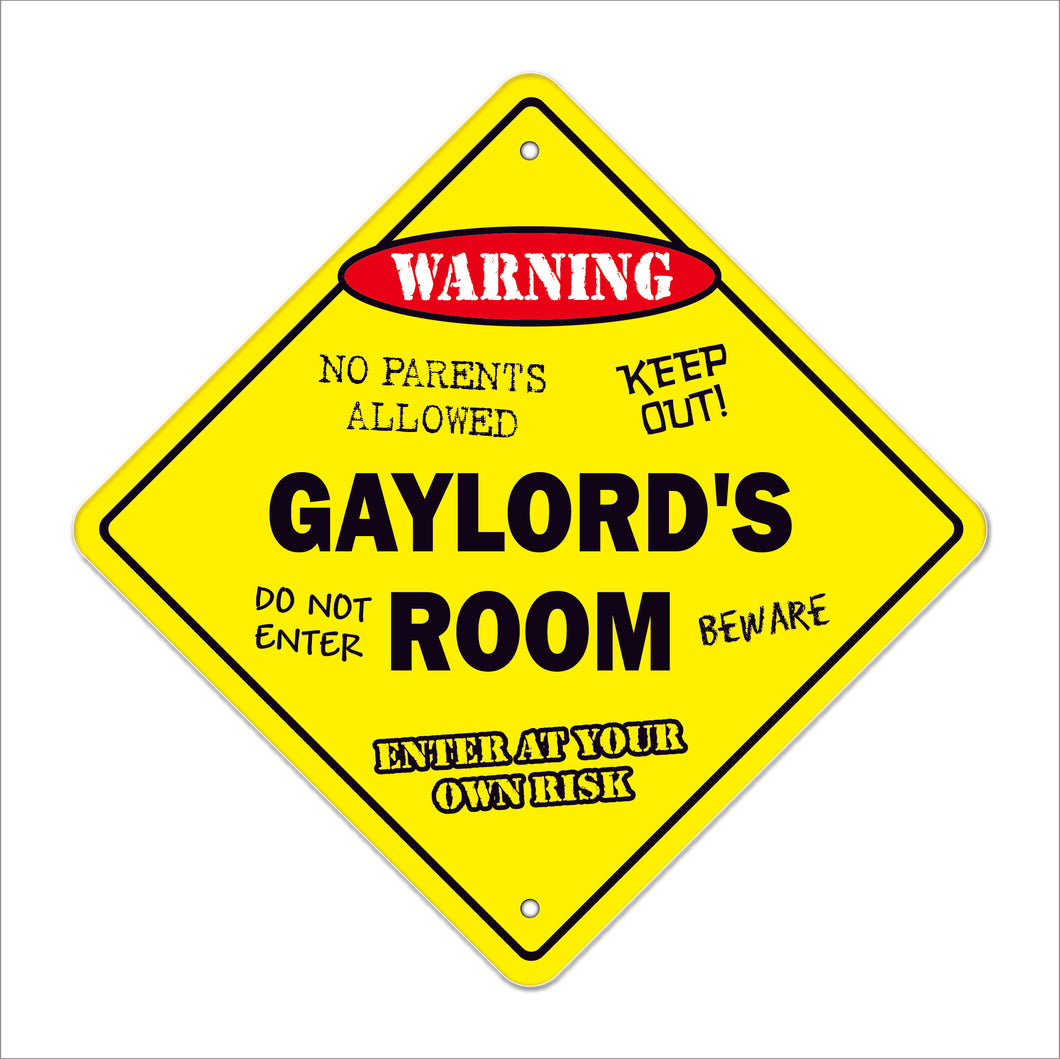 Gaylord's Room Sign