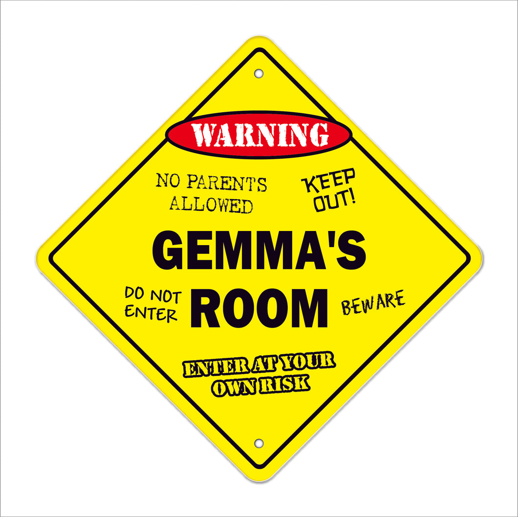 Gemma's Room Sign