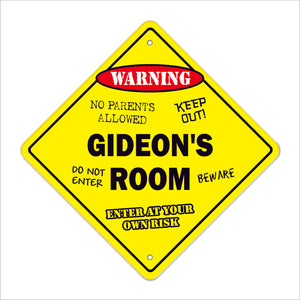 Gideon's Room Sign