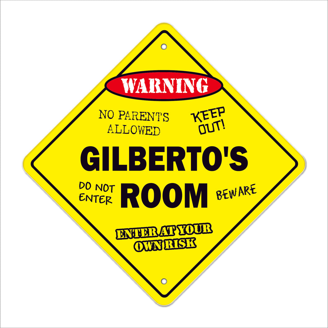 Gilberto's Room Sign