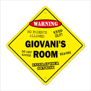 Giovani's Room Sign
