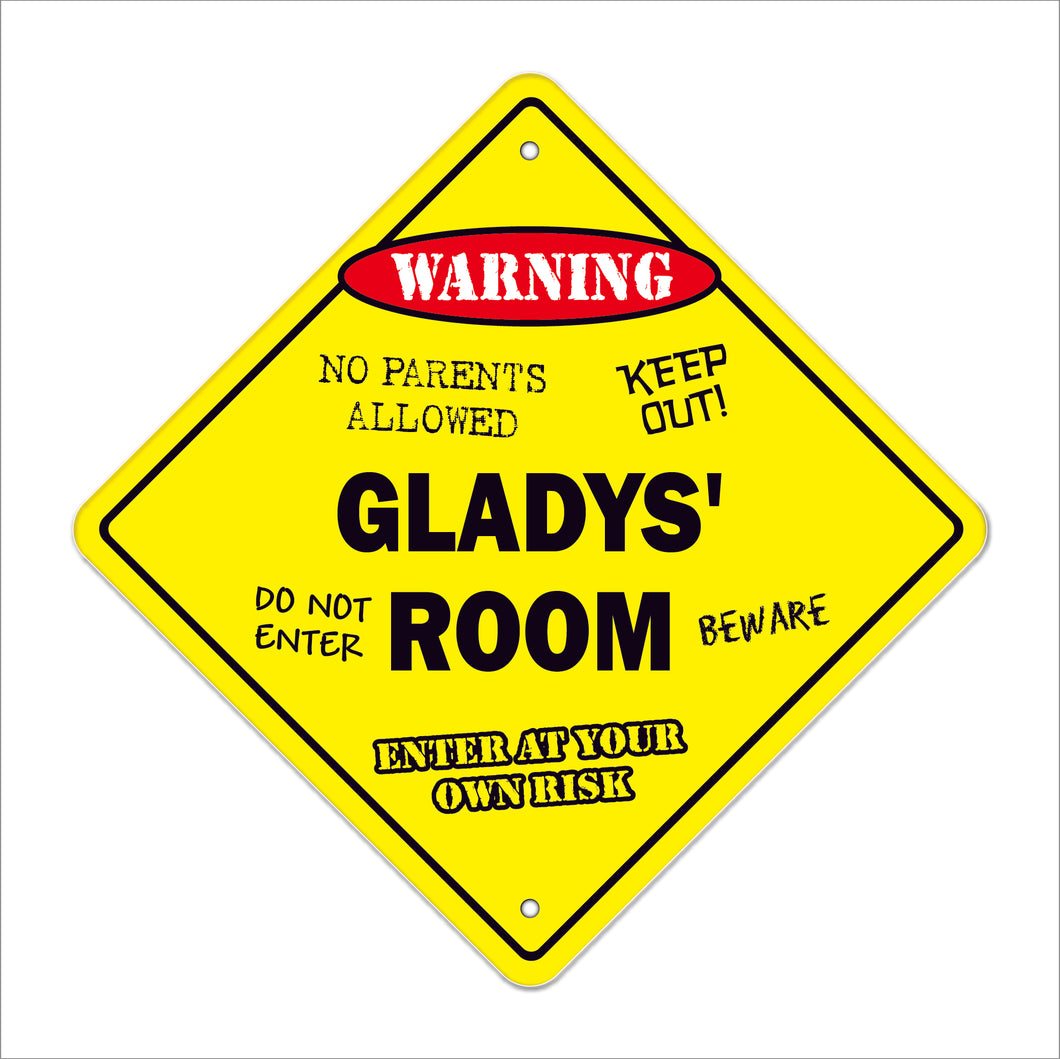 Gladys' Room Sign