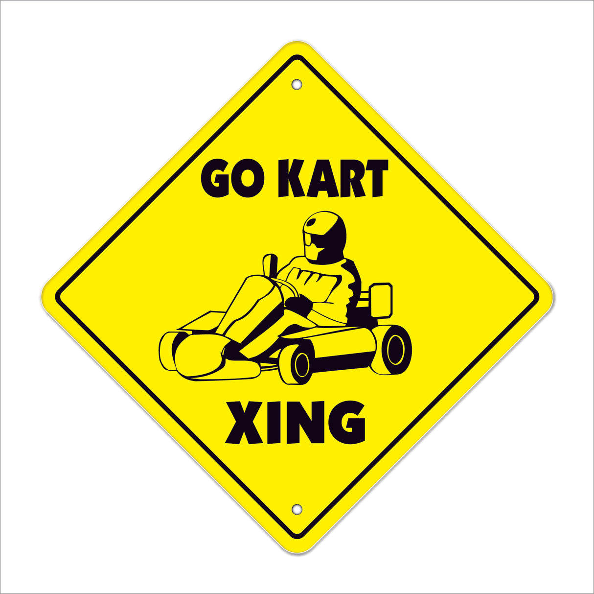 Gocart Crossing Sign