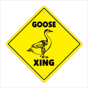 Goose Crossing Sign