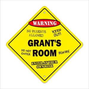 Grant's Room Sign