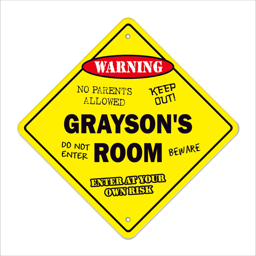 Grayson's Room Sign