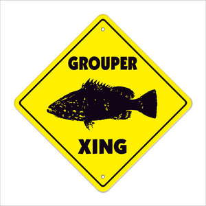 Grouper Crossing Sign