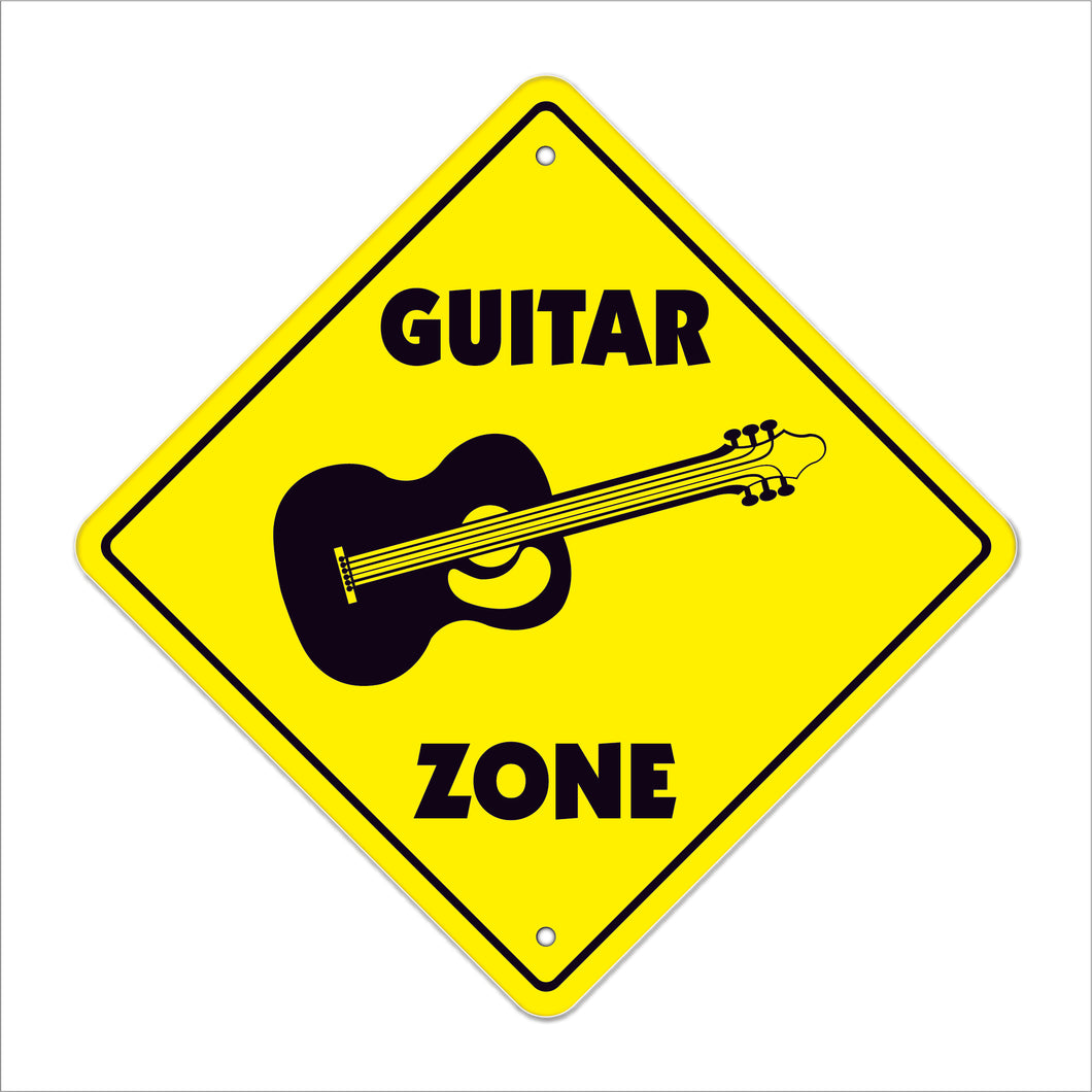 Guitar Crossing Sign