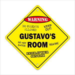 Gustavo's Room Sign