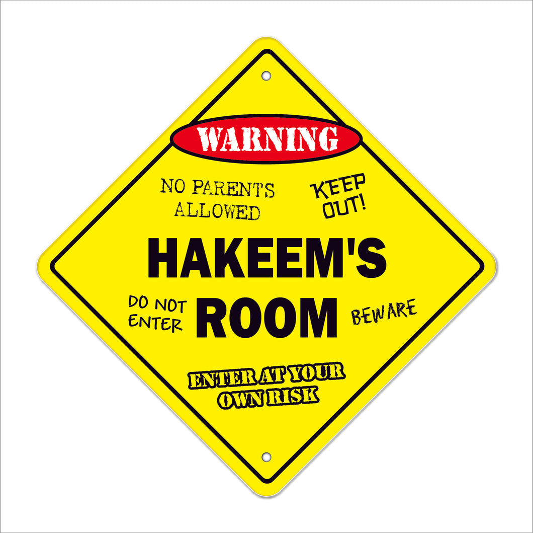 Hakeem's Room Sign