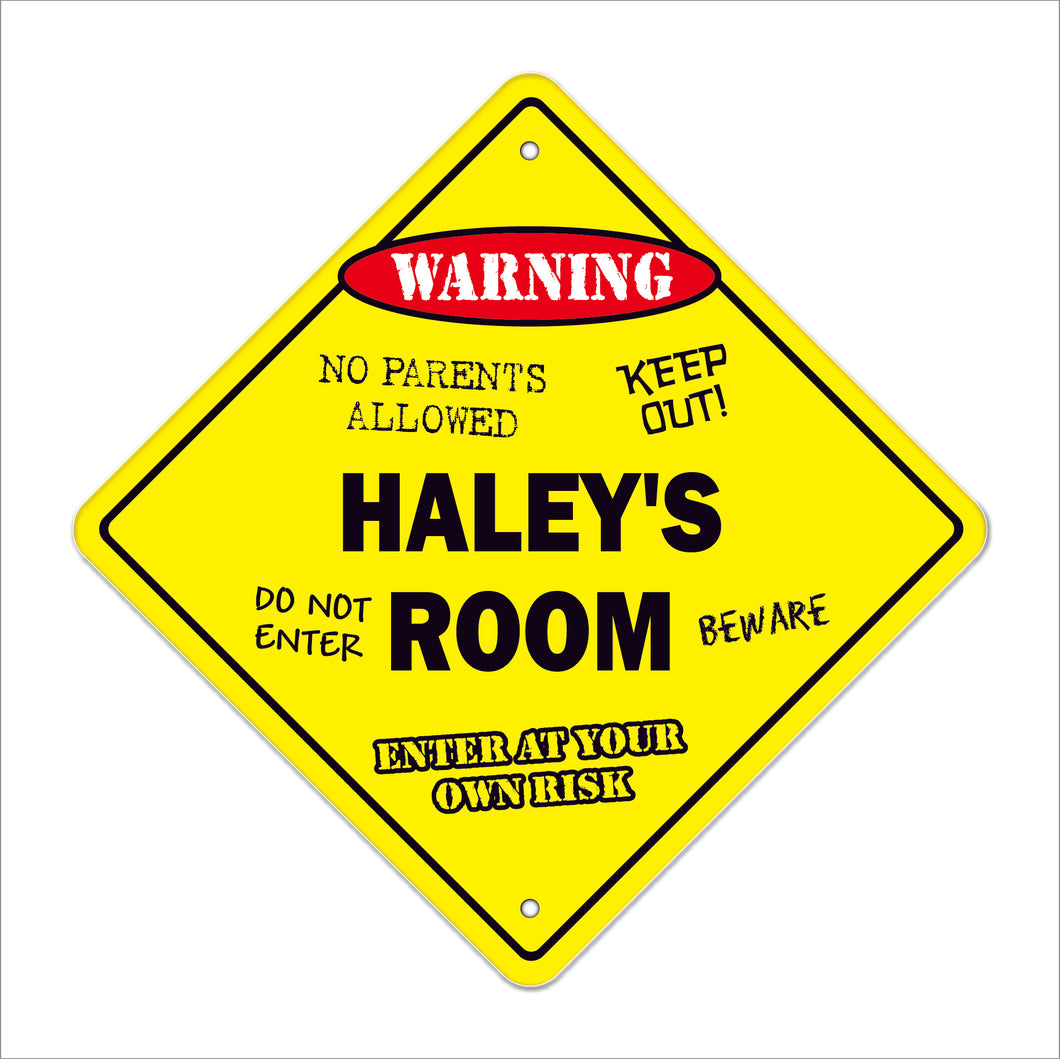 Haley's Room Sign