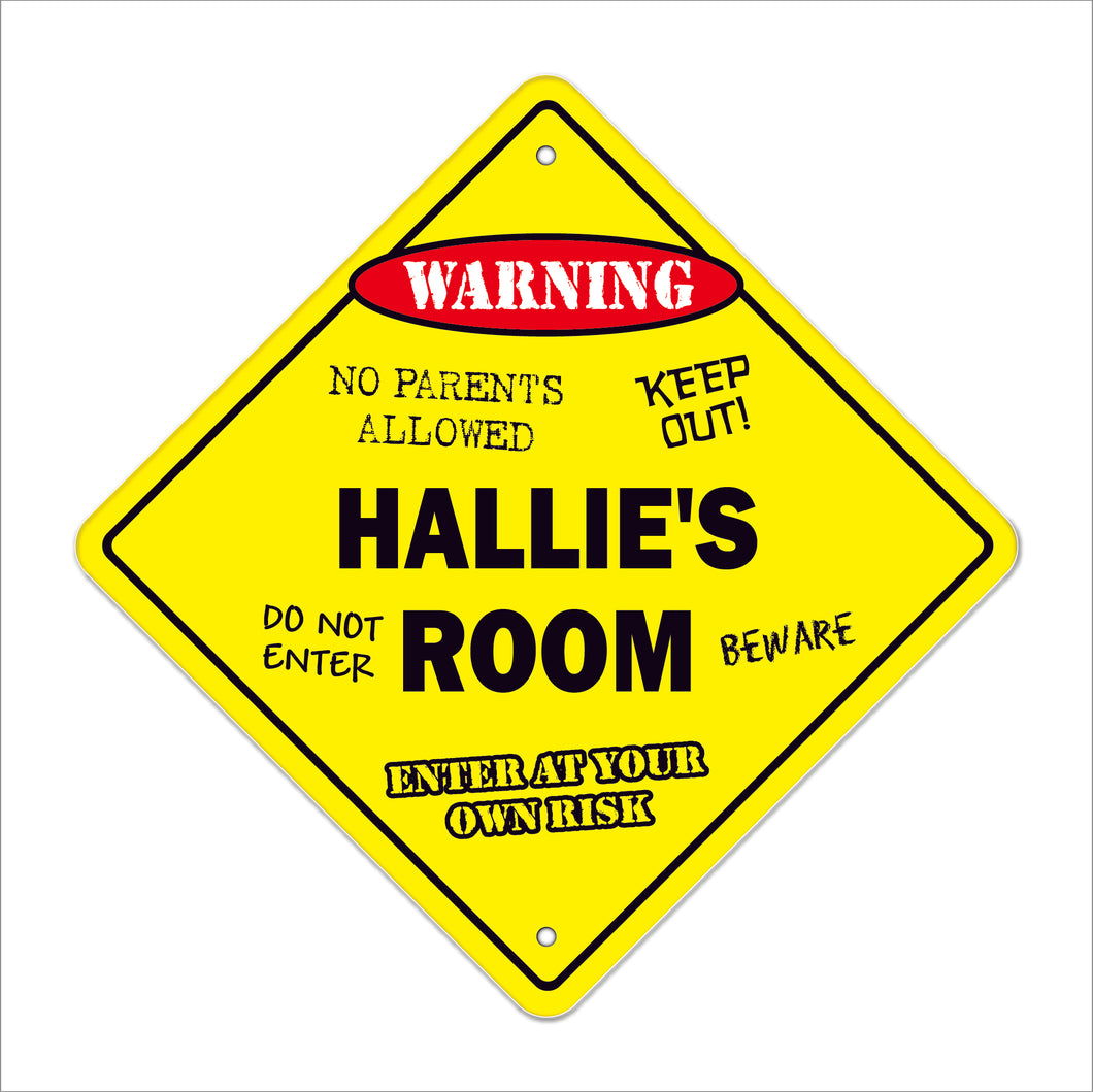 Hallie's Room Sign