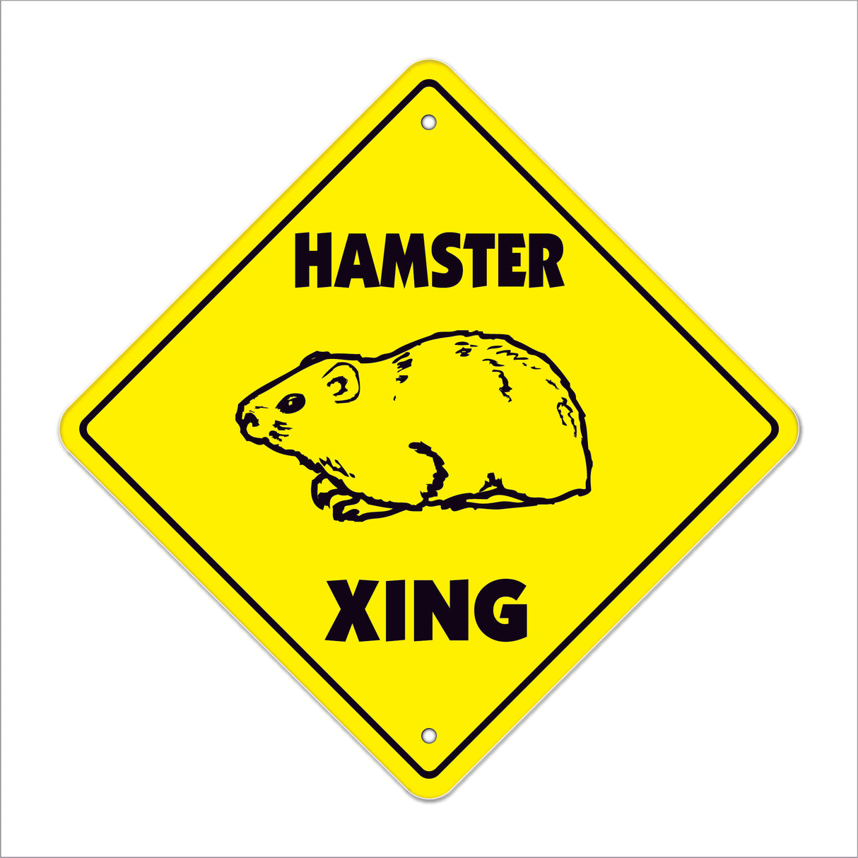 Hamster Crossing Sign