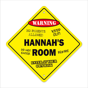 Hannah's Room Sign