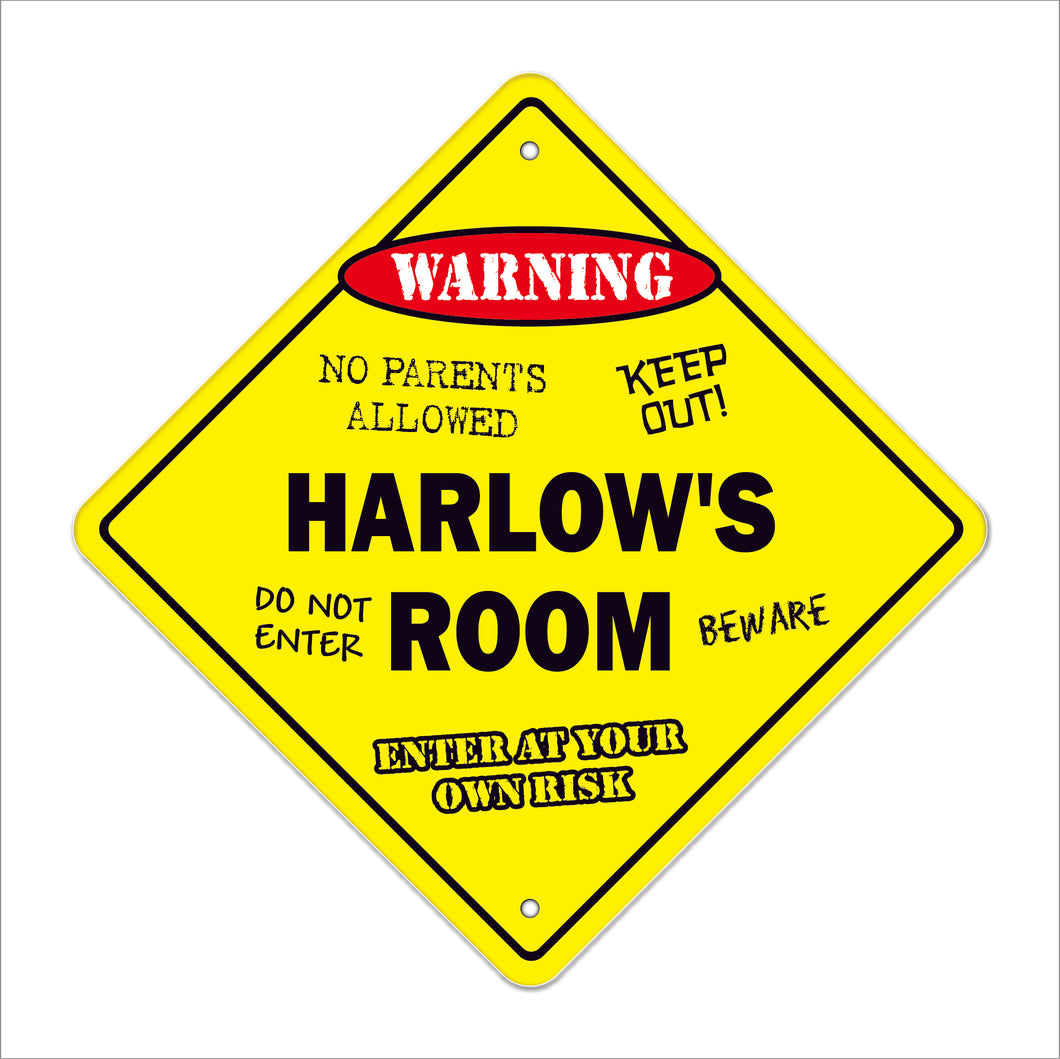 Harlow's Room Sign